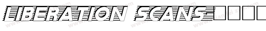 liberation scans字体转换